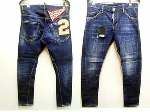 ◇即決[48]DSQUARED2 S74LB0821 20AW SEXY TWIST JEAN ストレッチ デニム セクシーツイスト スリム ジーン パンツ■6104