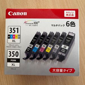 【未開封】キャノン純正品 Canon BCI-351XL + 350XL ６色マルチパック大容量タイプ 取付期限2022.04