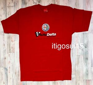 ★【未使用】アルファロメオ ALFA ROMEO★Tシャツ M 赤