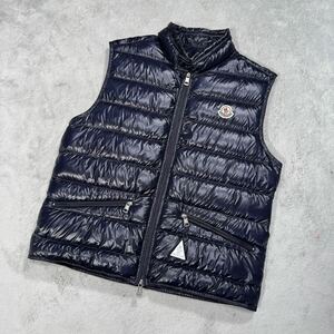 1円　極美品　 MONCLER モンクレール　ダウンベスト　GUI GILET ネイビー　2サイズ