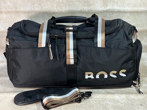 HUGO BOSS　ヒューゴ・ボス　ボストンバッグ　ショルダーバッグ　2way　ブラック　3色カラー　未使用