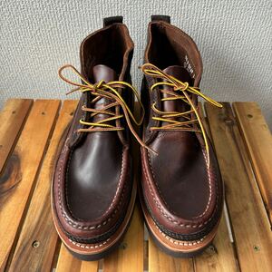 RUSSELL MOCCASIN レザー チャッカ ブーツ 9 1/2 D ラッセルモカシン