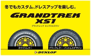 送料無料 業販品 直送品 新品 スタッドレスタイヤ 4本 ダンロップ GRANDTREK XS1 185/85R16 105/103L [正規品]