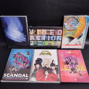 【SCANDAL】スキャンダル DVD 6点 まとめ売り 邦楽DVD 大阪ガールズバンド 棚C