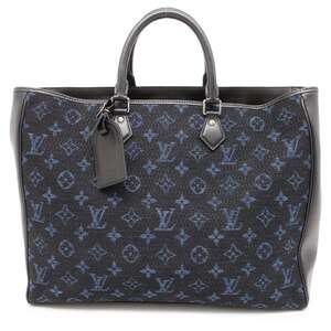 ルイヴィトン トートバッグ モノグラム・ジャカード グラン・サック M55203 LOUIS VUITTON 黒 ブラック 【安心保証】