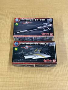 d9d177.178 ウルトラホーク1号 β号 2号 ウルトラ警備隊 ULTRA HAWK ウルトラセブン バンダイ 2点まとめ メカコレ 