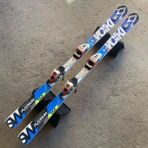 【SK021】スキー★VOLKL(フォルクル) PLATINAM★MAKER(マーカー) MOTION★サイズ：166cm★ビンディング 中古スキー用品