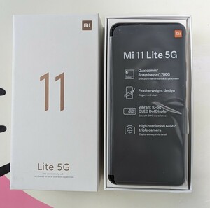 Xiaomi Mi Lite 5G SIMフリー ブラック美品