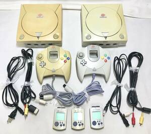 ■SEGA Dreamcast ドリームキャスト ■本体 / コントローラー 等 セット ■HKT-7100 / HKT-7700 ■電源確認済み