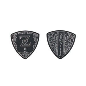 ゼマティス ギターピック 20枚セット 1.0mm トライアングル ZP-16 TR/H BK Polyacetal Guitar Picks ZEMAITIS