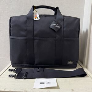 【新品タグ付き】定価42,900円　PORTER STAGE ポーター ステージ 2WAY ブリーフケース（L）ブラック　黒　620-08284 ビジネスバッグ