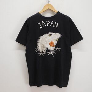 THE FLAT HEAD フラットヘッド 刺繍 スカ Tシャツ 半袖 40 10117853