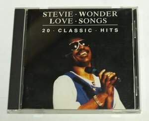 スティーヴィー・ワンダー STEVIE WONDER / LOVE SONGS - 20 CLASSICS HITS CD マイ・シェリー・アモール,アルフィー,LIFE～ステイゴールド