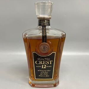 1円 ウイスキー CREST クレスト12年 サントリー SUNTORY WHISKY 700ml 43% 現状品 お酒