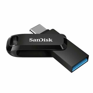 新品 SanDisk USB3.0/Type-C/Type-A兼用 USBフラッシュメモリー 64GB 回転式キャップ