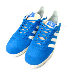 adidas アディダス ガゼル Gazelle スニーカー ブルー GY7337 メンズ 中古 極美品