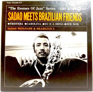 試聴 和ジャズ 7inch. 渡辺貞夫 / SADAO WATANABE MEETS BRAZILIAN FRIENDS ブラジルの渡辺貞夫 □和モノ wamono ラテン jazz TAKT