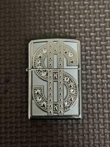 ZIPPO ジッポー　ライター　2012年製　オイルライター　タバコ　喫煙　ドル　　マーク　S