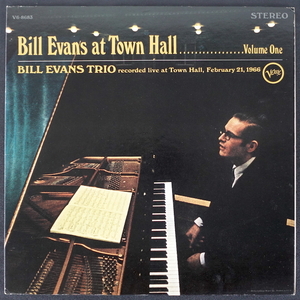 Bill Evans At Town Hall Vol.1 黒T RVG US-ORIGINAL V6-8683 ジャズ