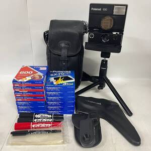 1円~【動作未確認】ポラロイド Polaroid 690 LAND CAMERA フィルムカメラ ランドカメラ インスタントカメラ 付属品あり 同梱不可 J140818