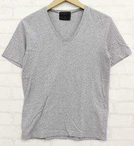 2T1190【クリックポスト対応商品】ノリコイケ 半袖VネックTシャツ NORIKOIKE