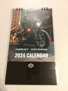 ハーレーダビットソン　　　HARLEY-DAVIDSON　　卓上カレンダー　2024　★　バイク　カスタム　アメリカ　カレンダー　ハーレー