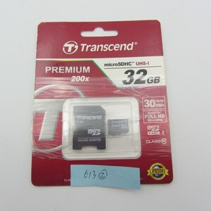 新品/Transcend Premium 200x /32GB MicroSDHC UHS-l Class 10/6132