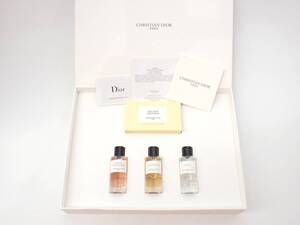 未開封 1円～☆Christian Dior PARIS メゾン クリスチャンディオール ギフトセット 香水3種類 ソープ 女性用 香水 石鹸 コスメ/REC1216