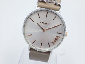 355533/③【1円スタート】COACH コーチ 稼動品 CA120.714.1595 レディース 時計 クオーツ ケース36mm