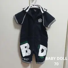 BABY DOLL ベビードール 70 ロンパース つなぎ風