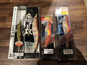 ４個セット　エギ　アオリーQ エギ番長　エメラルダス　ダイワ