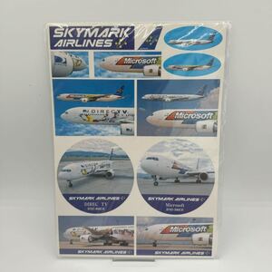 SKYMARK　AIRLINES　スカイマーク　ステッカー　A4サイズ　3000枚限定品　航空機　928-4