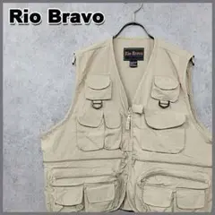 90s 古着 Rio Bravo 希少 フィッシングベスト ベージュ L