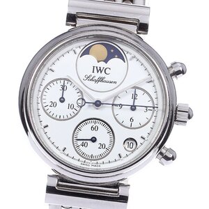 訳あり IWC IWC SCHAFFHAUSEN IW373606 リトル ダヴィンチ クロノグラフ デイト クォーツ レディース _746757【ev20】