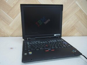 ☆【1R0827-5】 IBM ノートパソコン ノートPC 2652-83J ThinkPad 16V ジャンク