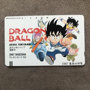 0322 アニメ 漫画 DRAGONBALL ドラゴンボール 鳥山明 孫悟空 1987年 集英社特性 