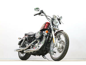 ハーレー ＸＬ１２００Ｖ 2012y 21912km harley純正OPダービーカバー パッセンジャーペグ キジマ サドルバックステー タックロールシート