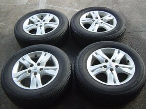 ◎H519 215/65R16 トヨタ純正アルミホイール 5穴 SL101 2021年製 バリ溝 16×6.5J+50 エスティマ ラッシュ ビーゴ セイバーリンクBS 富山市