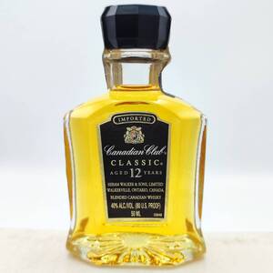 Canadian Club 12years old CLASSIC BLENDED CANADIAN WHISKY　40度　50ml【カナディアンクラブ 12年 クラシック】