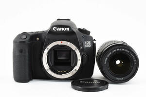 3585 【良品】 Canon EOS 60D EF-S 18-55mm F3.5-5.6 ISⅡ Camera キヤノン デジタル一眼レフカメラ AFズームレンズ 0501