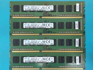動作確認 SAMSUNG製 PC3-12800U 1Rx8 4GB×4枚組=16GB 02220040430