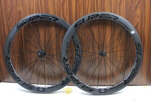 ○SUPERTEAM スーパーチーム 50mm RIM シマノフリー 11/12s対応 クリンチャー カーボンホイールセット 美品