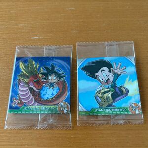 ドラゴンボールウエハースシール　DAN DAN心魅かれてく　超1-09R 超1-11R