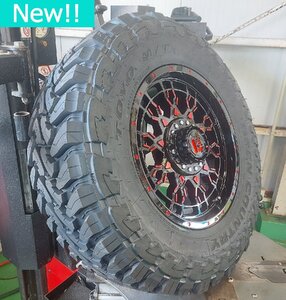 新品!!ハイラックス プラド FJ H3 LEXXEL トーヨー オープンカントリー MT 265/70R17 265/65R17 タイヤホイール 17インチ