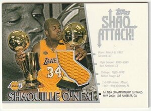 2002-03 TOPPS SHAQ ATTACK! Shaquille O