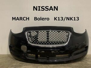 【6-15】NISSAN　MARCH　Bolero　K13 NK13マーチ ボレロ純正フロントバンパー 62022 1A69A