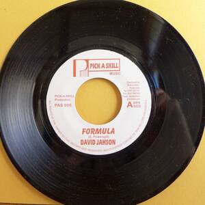 UK New Roots DAVID JAHSON / FORMULA [ PICK A SKILL ] UK 7inch