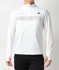 1444032-DESCENTE/メンズ スキー アンダーシャツ 1/4 ZIP ウィンタースポーツ/O