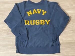 80’s vintage リバースウィーブ NAVY トリコタグ XL ネイビー スウェット ネイビー パーカー チャンピオン champion