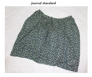 ジャーナルスタンダード*journal standard★綿ローン小花柄プリントスカート/新品